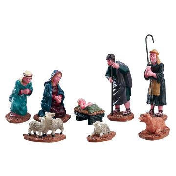 Lemax - Nativity Figurines - Set van 8