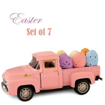 Paastruck met Grote Paaseieren - Pink
