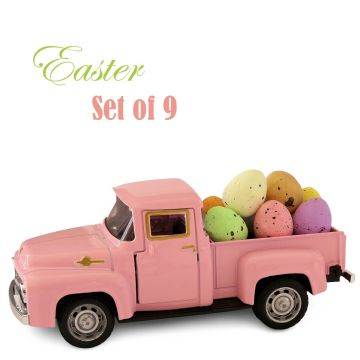 Paas Truck met Paaseieren - Pink