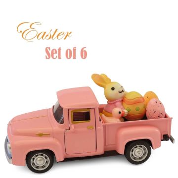 Paastruck met Paashaas en Eendje - Pink