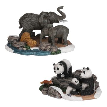 Luville - Panda - Elephant - Set van 2