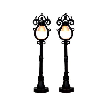 Lemax - Parisian Street Lamp - Set van 2