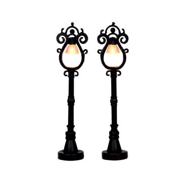 Lemax - Parisian Street Lamp - Set of 2