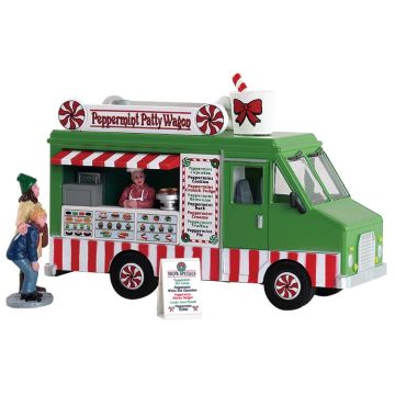 Lemax - Peppermint Food Truck - Set van 3