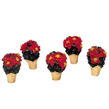 Lemax - Poinsettias set of 5