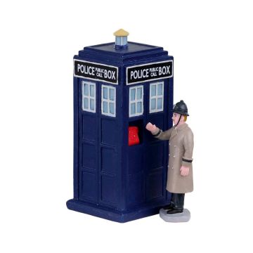 Lemax - Police Call Box  set of 2