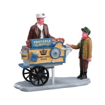 Lemax - Pretzel King Pretzel Cart