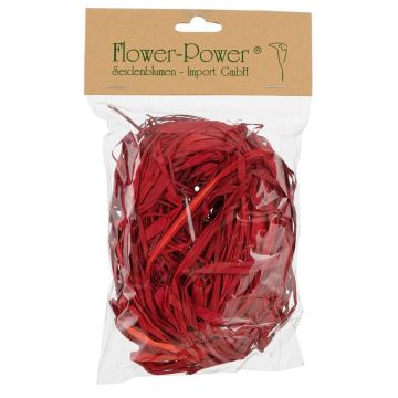 Raffia Rood 20gr - Flower Power