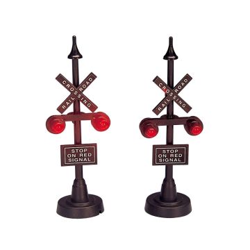 Lemax - Railway Stop Light - Set van 2 - Nu Voorverkoop