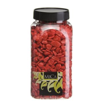 Rode Decoratie Steentjes 650ml - Mica Decorations