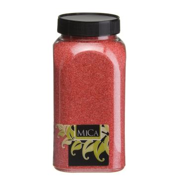 Rood Decoratie Zand 650ml - Mica Decorations