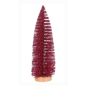 Roze Glitter Kerstboom 25 cm - House of Seasons