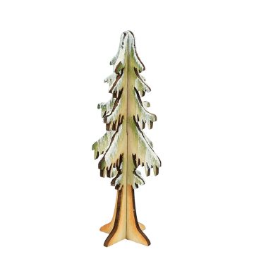 Sigro - Houten Dennenboom Sneeuw 10.5 cm