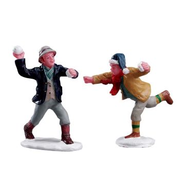 Lemax - Snowball Fun - Set van 2
