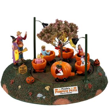 Spooky Town - Pumpkin Patch Train - Met Licht / Beweging 