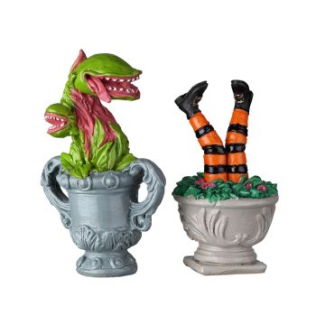 Spooky Town - Spooky Planter Urns - Set van 2