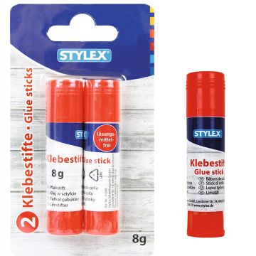 Stylex Lijmstift 8 gram - 2 Stuks