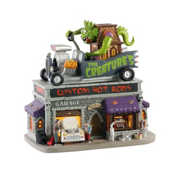 Spooky Town - The Creature's Custom Hot Rod Shop
