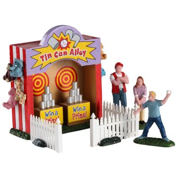 Lemax - Tin Can Alley - Set van 7 - Nu Voorverkoop