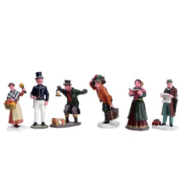 Lemax - Townsfolk Figurines - Set of 6