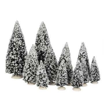 Luville - Tree Evergreen Assorted - Set of 12