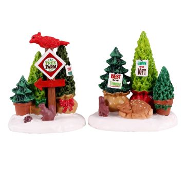 Lemax - Tree Farm Display set of 2