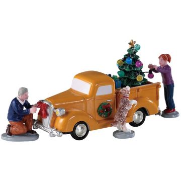 Lemax - Trimming The Truck - Set van 4