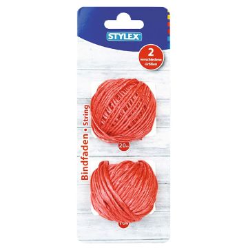 Rollen Rood Touw - 2 stuks - Stylex