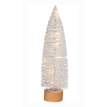 Verlicht Glitter Boompje Wit 15 cm - House of Seasons