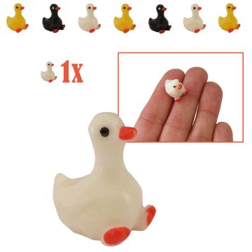Wit Miniatuur Eendje