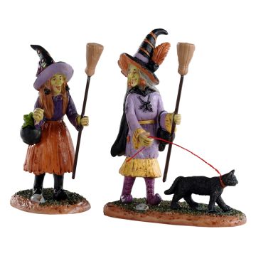 Spooky Town - Witches Night Out Set of 2