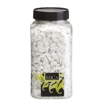 Witte Decoratie Steentjes 650ml - Mica Decorations