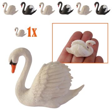 Witte Miniatuur Zwaan