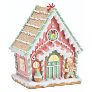  Wurm - Gingerbread House Pink LED