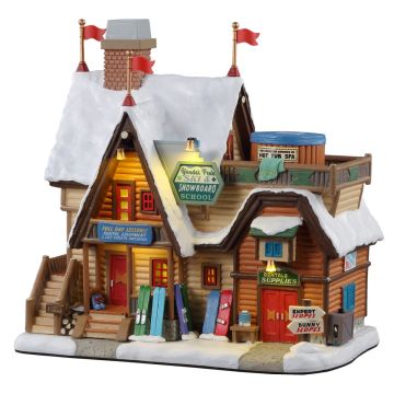 Lemax - Yonder Peak Ski & Snowboard School - Met Rook
