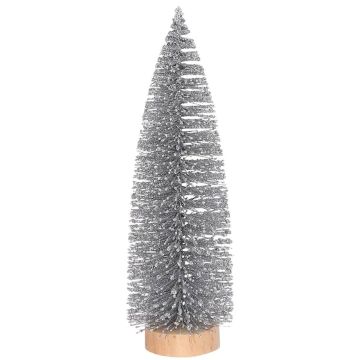 Zilveren Glitter Kerstboom 25cm - House of Seasons