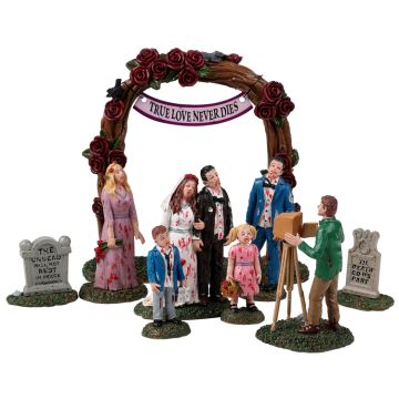 Spooky Town - Zombie Wedding Party - Set van 9