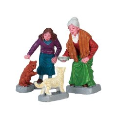 Lemax - Cream For Kitty - Set van 4
