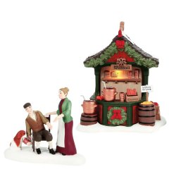 Department 56 - Wassail Booth - Set van 2