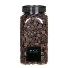 Donkerbruine Decoratie Steentjes 650ml - Mica Decorations