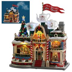 Lemax - Tea with Mrs Claus - Met Licht, Geluid, Beweging en Rook