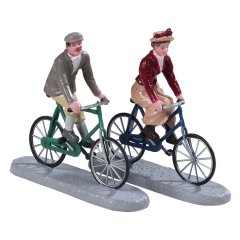 Lemax - Bike Ride Date - Set van 2