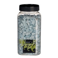 Lichtblauwe Decoratie Steentjes 650ml - Mica Decorations