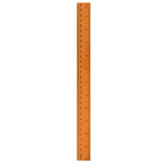 Liniaal 30 cm - Oranje