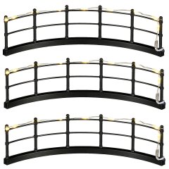 Luville - Fence Warm White Round - Top Lighting - Set van 3