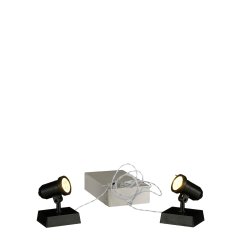 Luville - Lamp Zwart - Set of 2
