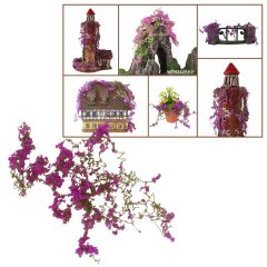 Miniatuur Klimop met Paarse Bloemen
