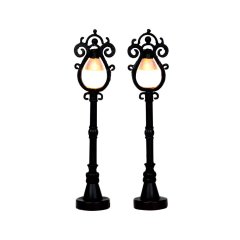 Lemax - Parisian Street Lamp - Set van 2