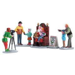 Lemax - Photos With Santa - Set van 5 