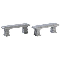 Lemax - Plaza Bench - Set van 2